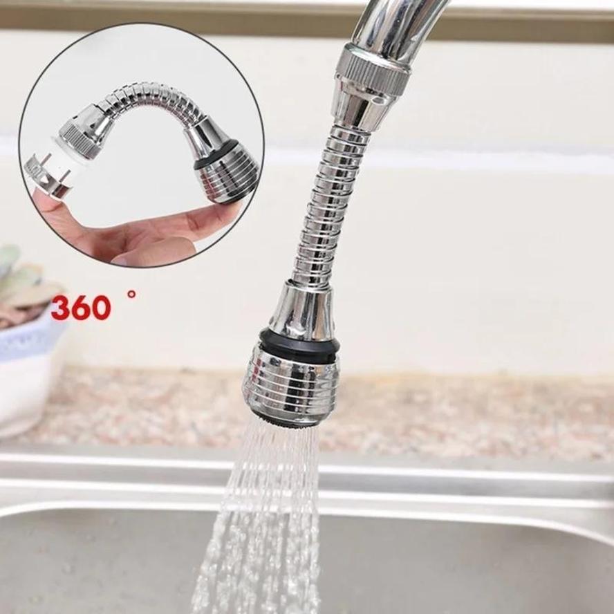 Kitchen Appliances Bundle - 360-Grad-Schwenk-Wasserhahn-Verlängerung, Bubbler, wassersparende Wasserhahn-Verlängerung, Hochdruck-Wasserhahn-Adapter, Wasserfilterdüse,