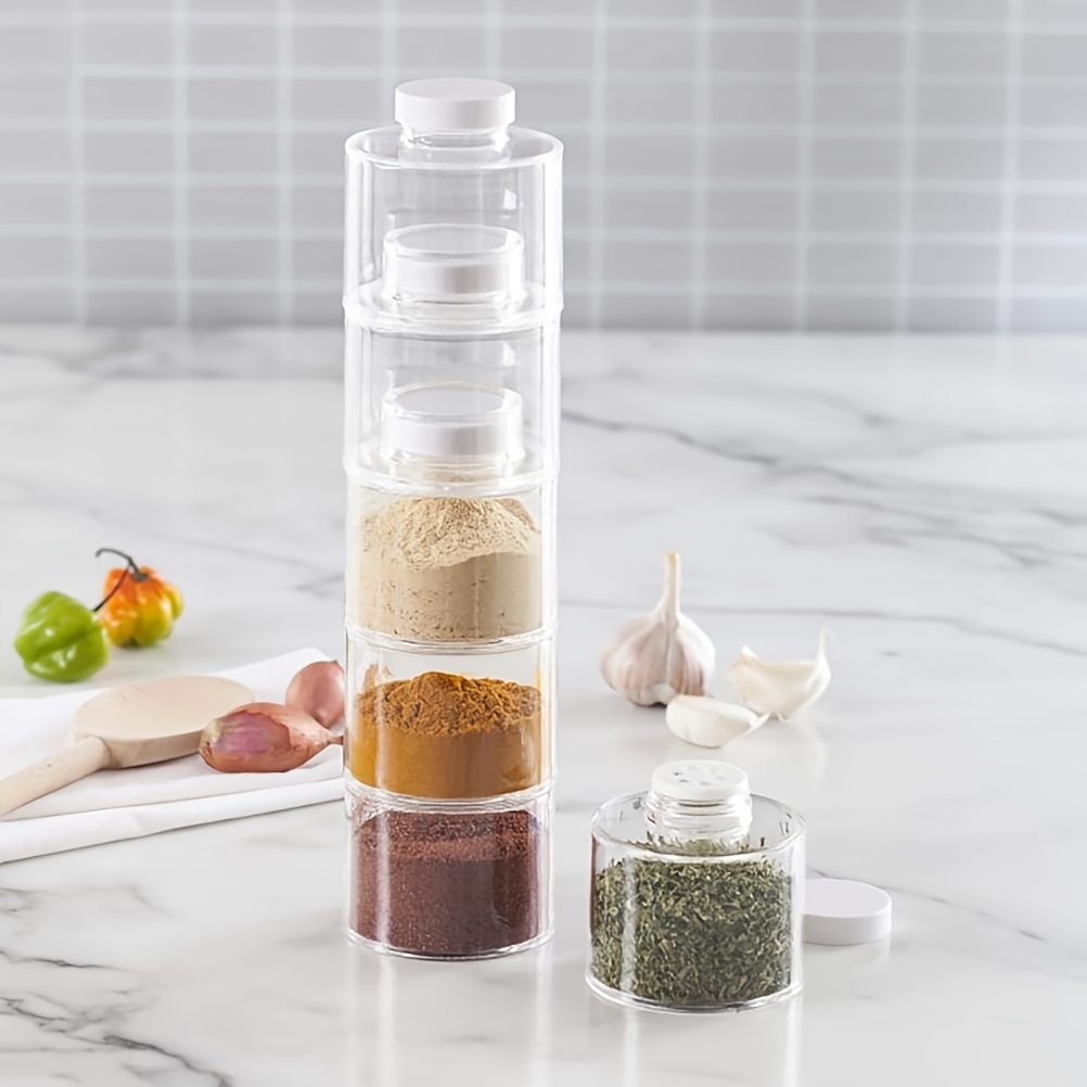 Kitchen Appliances Manufacturers - Stapelbares Gewürz regal, Set mit 6
