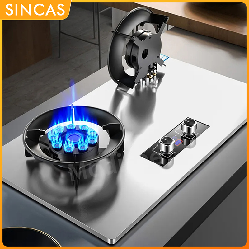 Kitchen Appliances Online - 8,5 kW Gasherd, Doppelkochfeld, Einbau-Gasherd für
