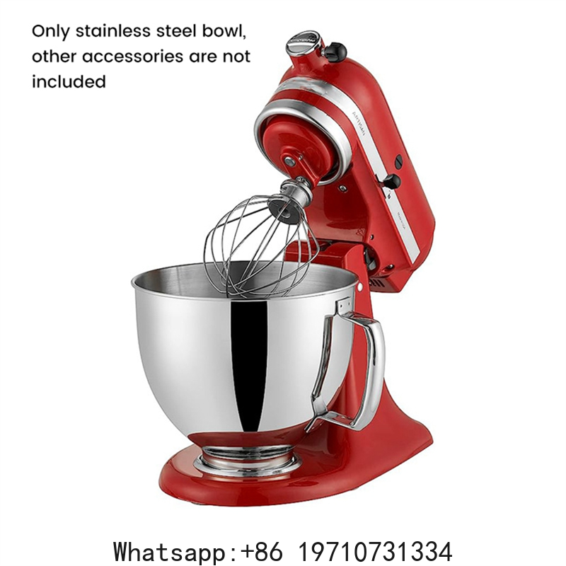 Kitchenaid Mixer Artisan 5Qt - Ersatz-Mixerschüssel aus Edelstahl 304, Kompatibel mit