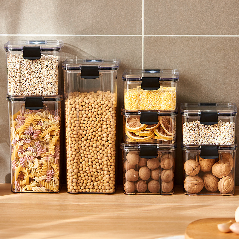 Kitchen Appliances Manufacturers - Versiegelte Gläser Küche Getreide Lagerung Organizer