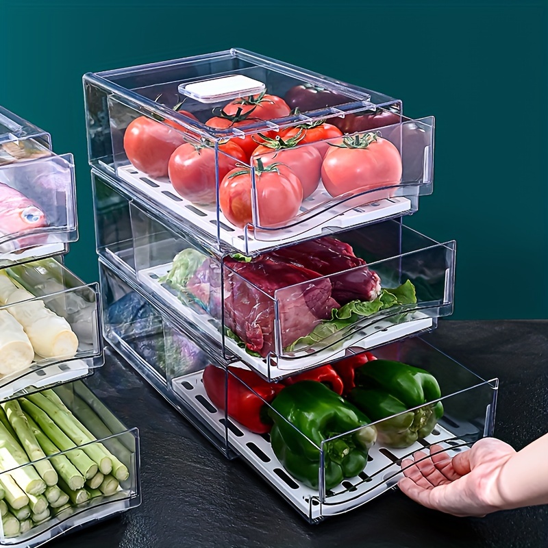 Kitchen Appliances Manufacturers - 1 Stück Küche Kühlschrank Aufbewahrungsbox Schublade