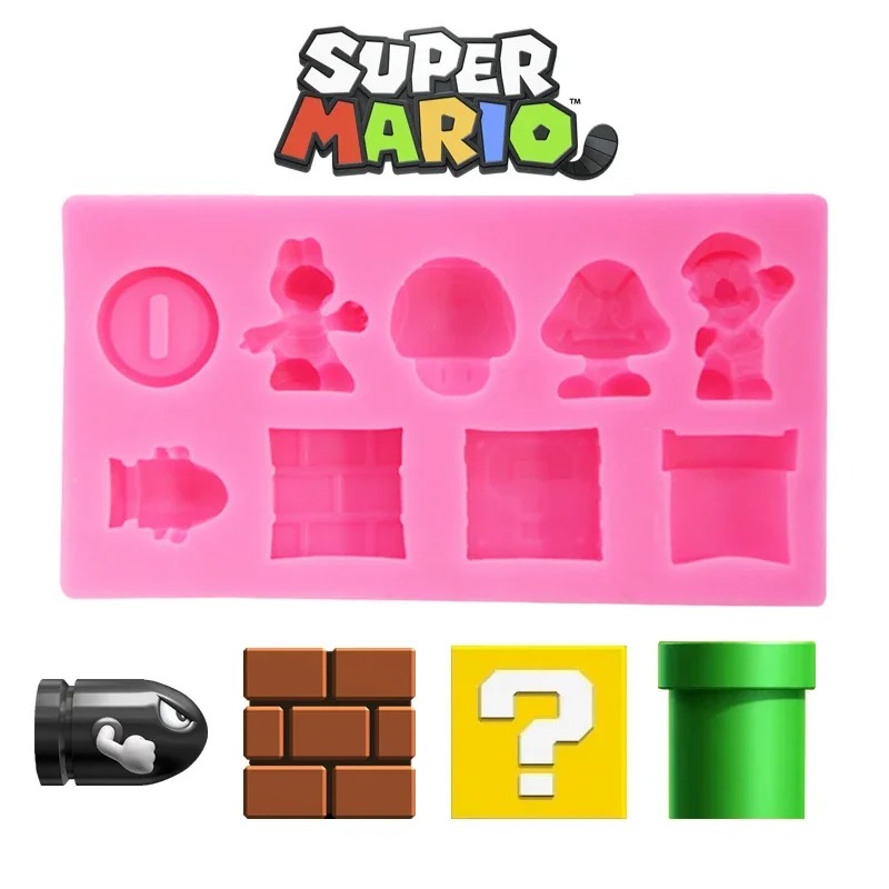 Kitchen Appliances Garage - 3D Super Mario Bros Kuchenform Cartoon