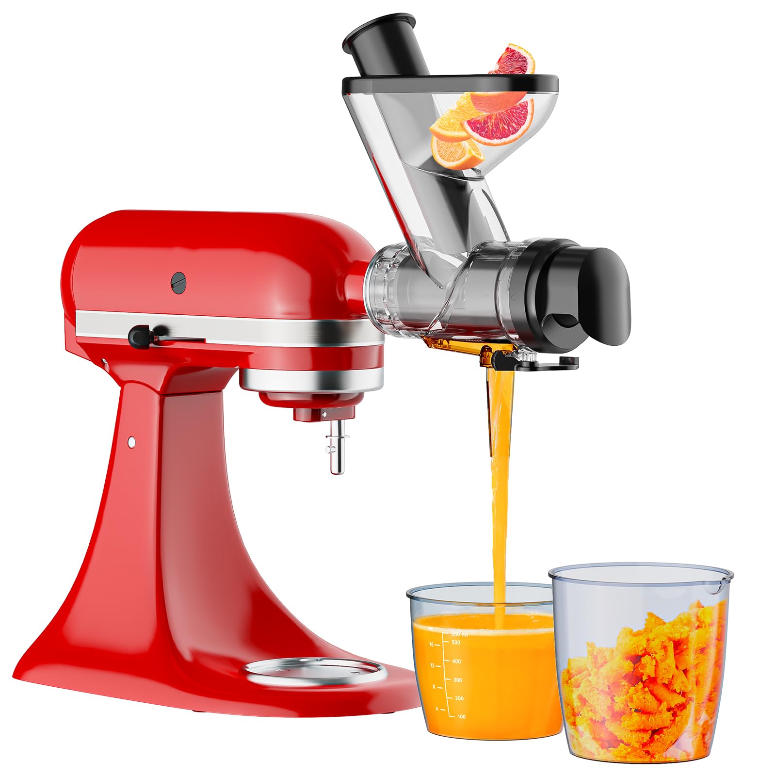 Kitchen Appliances Manufacturers - Zerkleinerungs-Aufsatz für KitchenAid Standmixer, Langsam-Kaltpress-Entsafter mit