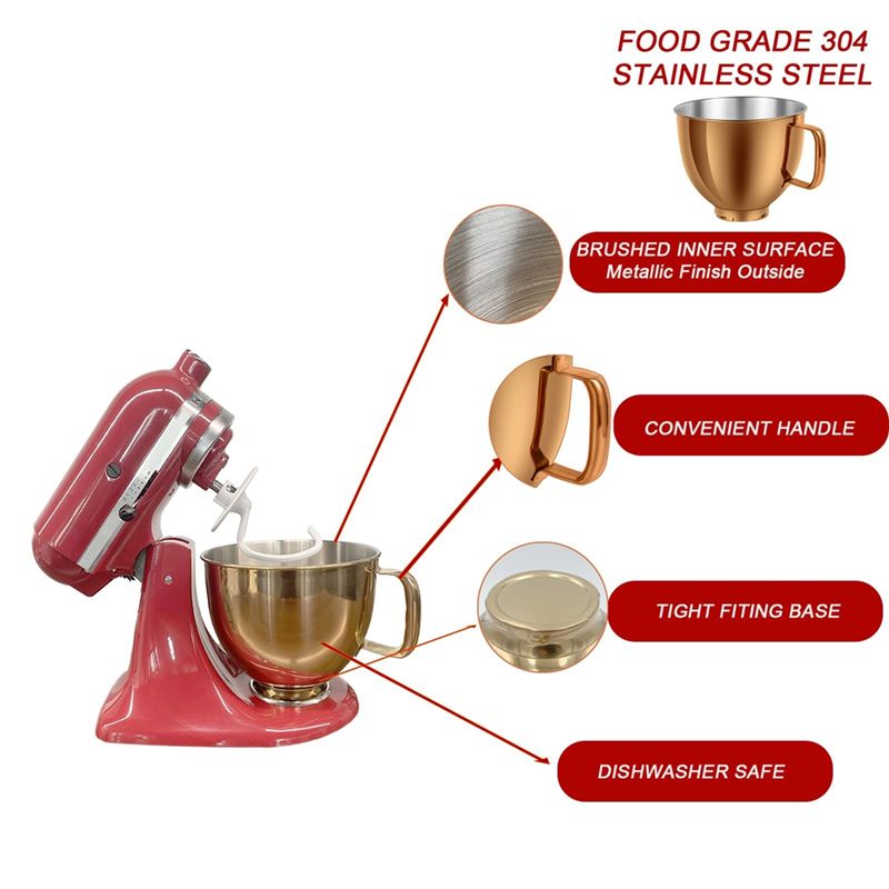 A27F-5 QT Edelstahl-Rührschüss – Kitchenaid Mixer Artisan 5Qt Bewertung und Preis