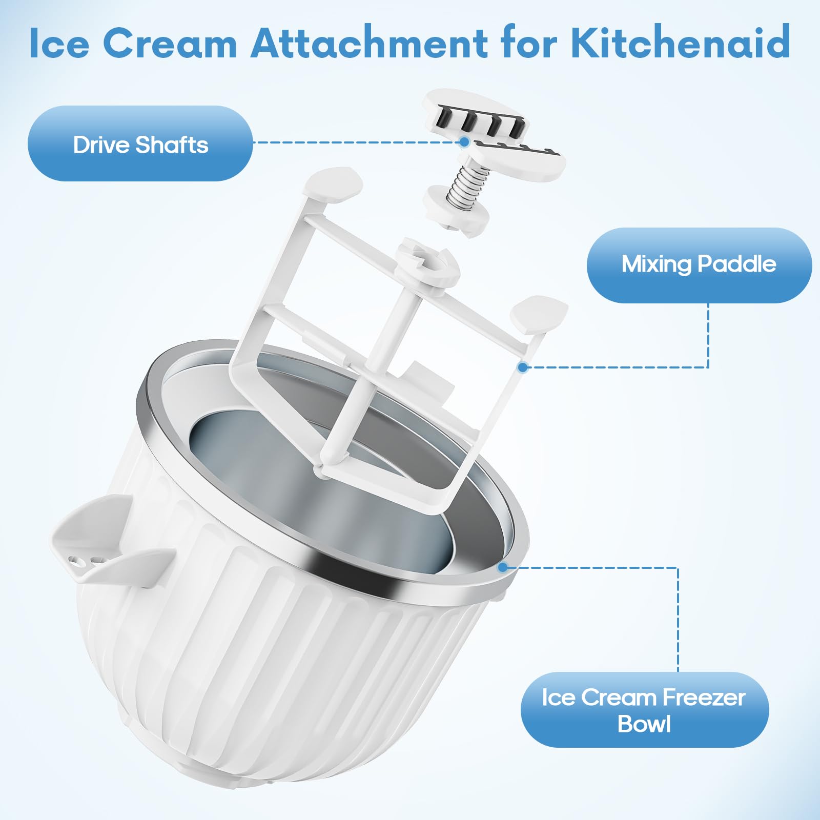 2-Liter-Eiscreme-Aufsatz für K – Kitchen Appliances Manufacturers Bewertung und Preis