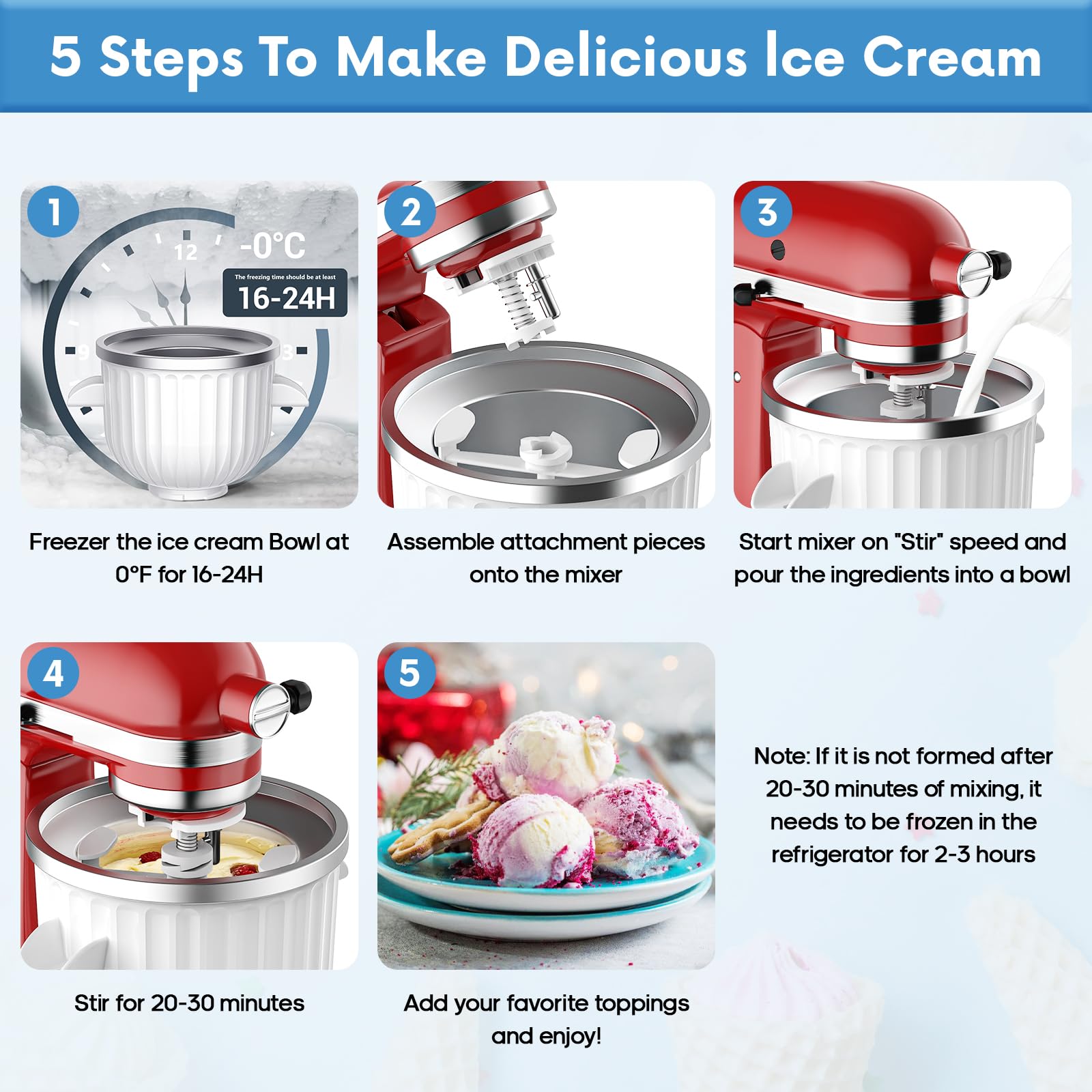 2-Liter-Eiscreme-Aufsatz für K – Kitchen Appliances Manufacturers Bewertung und Preis