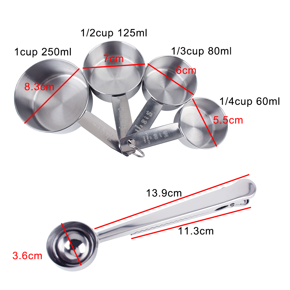 Stapelbare Messbecher und Löff – Kitchen Appliances Manufacturers Bewertung und Preis